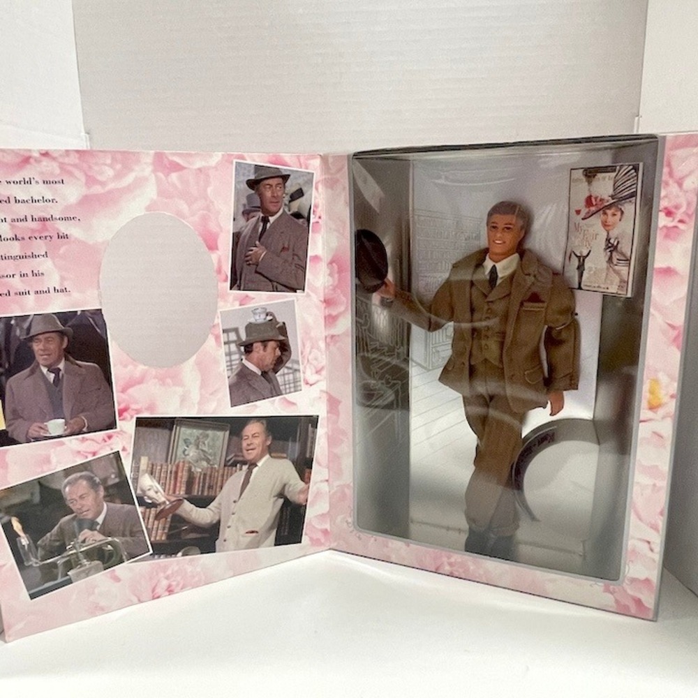 1995 Hollywood Legends Collection Barbie Ken Prof Henry Higgins My Fair Lady
